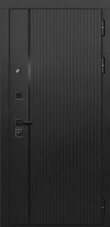 Входная дверь ДвериПРО L-45 L-5 (16мм, белая эмаль) DPRO195905 внешняя сторона