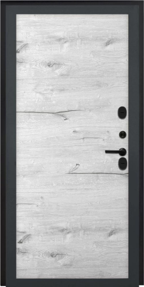 Входная дверь ДвериПРО L-43 Без фрезеровки Дуб арктик горизонт DPRO196710 внутренняя сторона