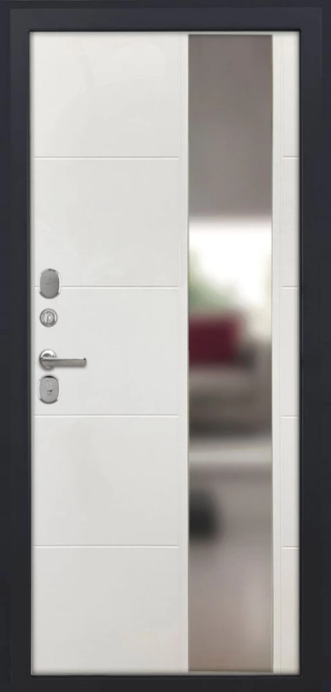 Входная дверь ДвериПРО Модель L-49 ФЛЗ-649 капучино (зеркало) DPRO196798 внутренняя сторона