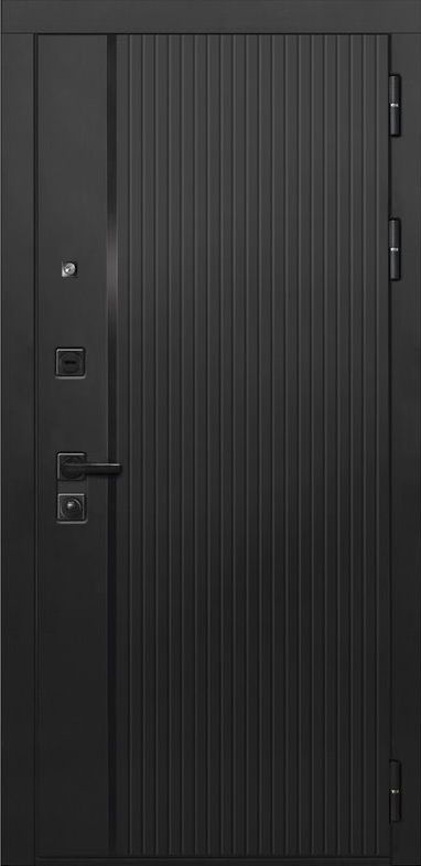 Входная дверь ДвериПРО L-45 ФЛ-700 (10мм, ясень белый) DPRO196540 внешняя сторона